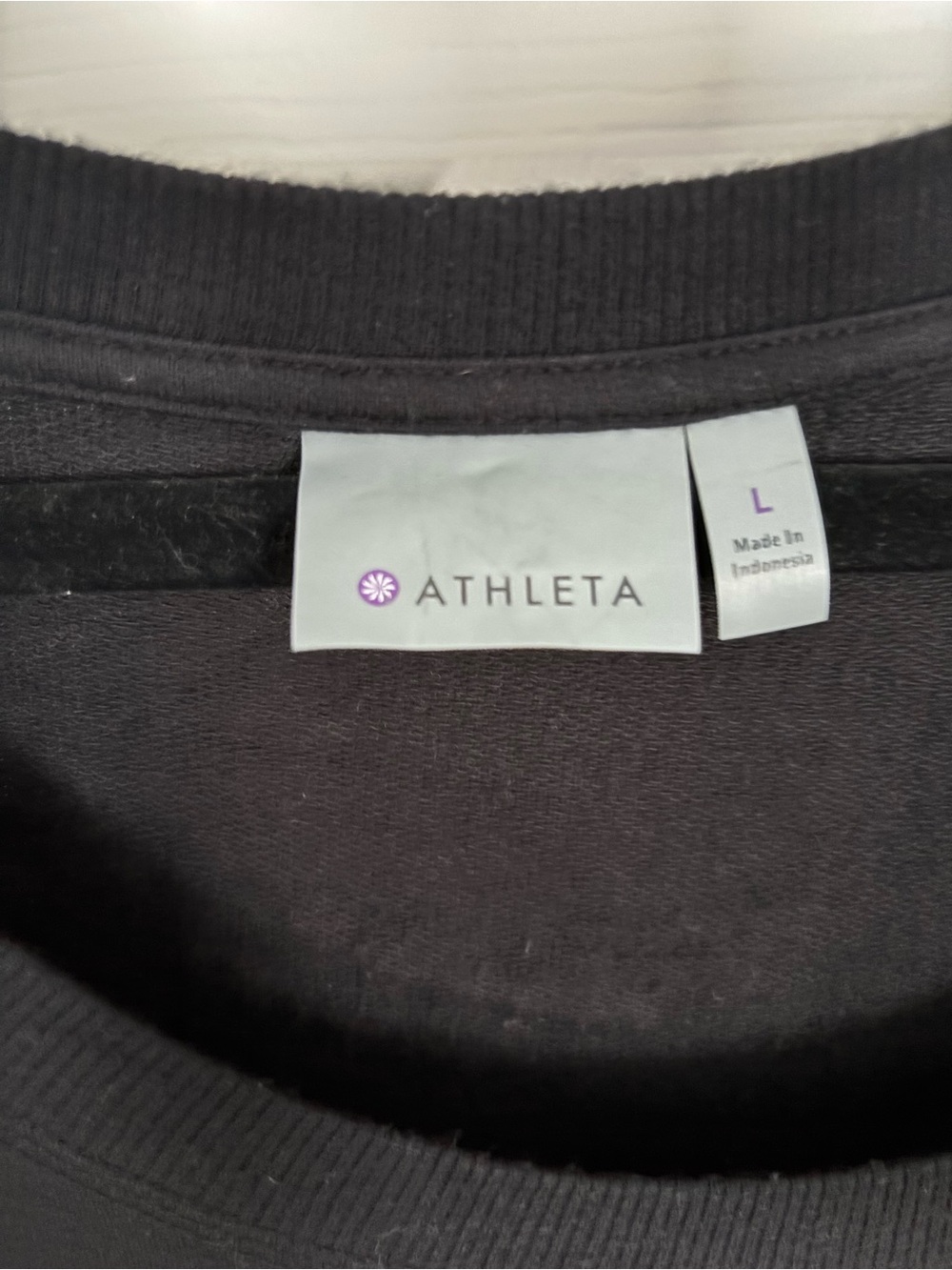 Athleta Black Women's Tee with Signature Logo